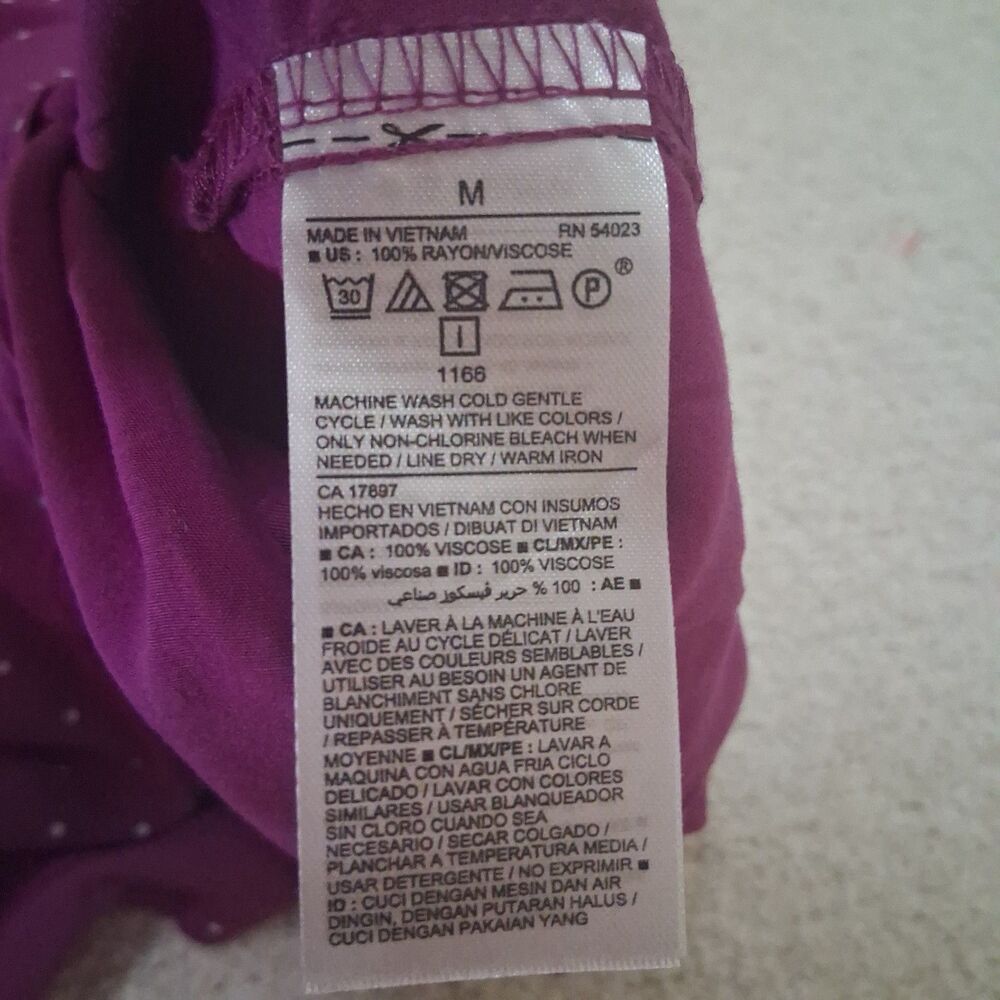 NWT Purple Polka Dot Swing Tank  Maxi Dress Women's Sz M Lounge Spring Summer - Picture 8 of 9